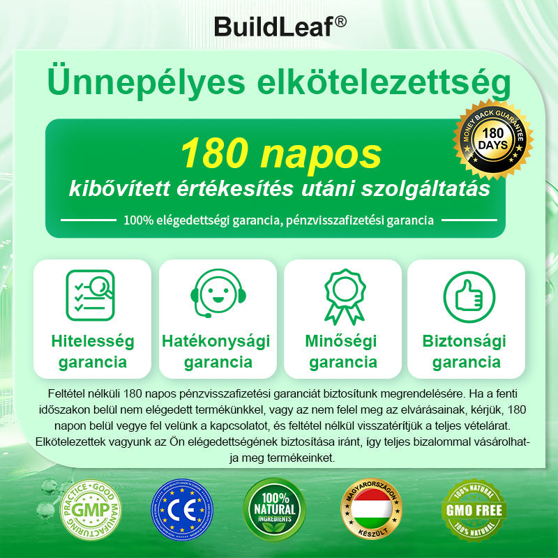 đKorlĂĄtozott kĂ©szlet! A BuildLeafÂź đ tovĂĄbbi 30% kedvezmĂ©nyt kĂnĂĄl! Helyezze vissza testĂ©t Ă©s egĂ©szsĂ©gĂ©t. Cselekedjen most â ez a lehetĆsĂ©g nem tart sokĂĄig.
