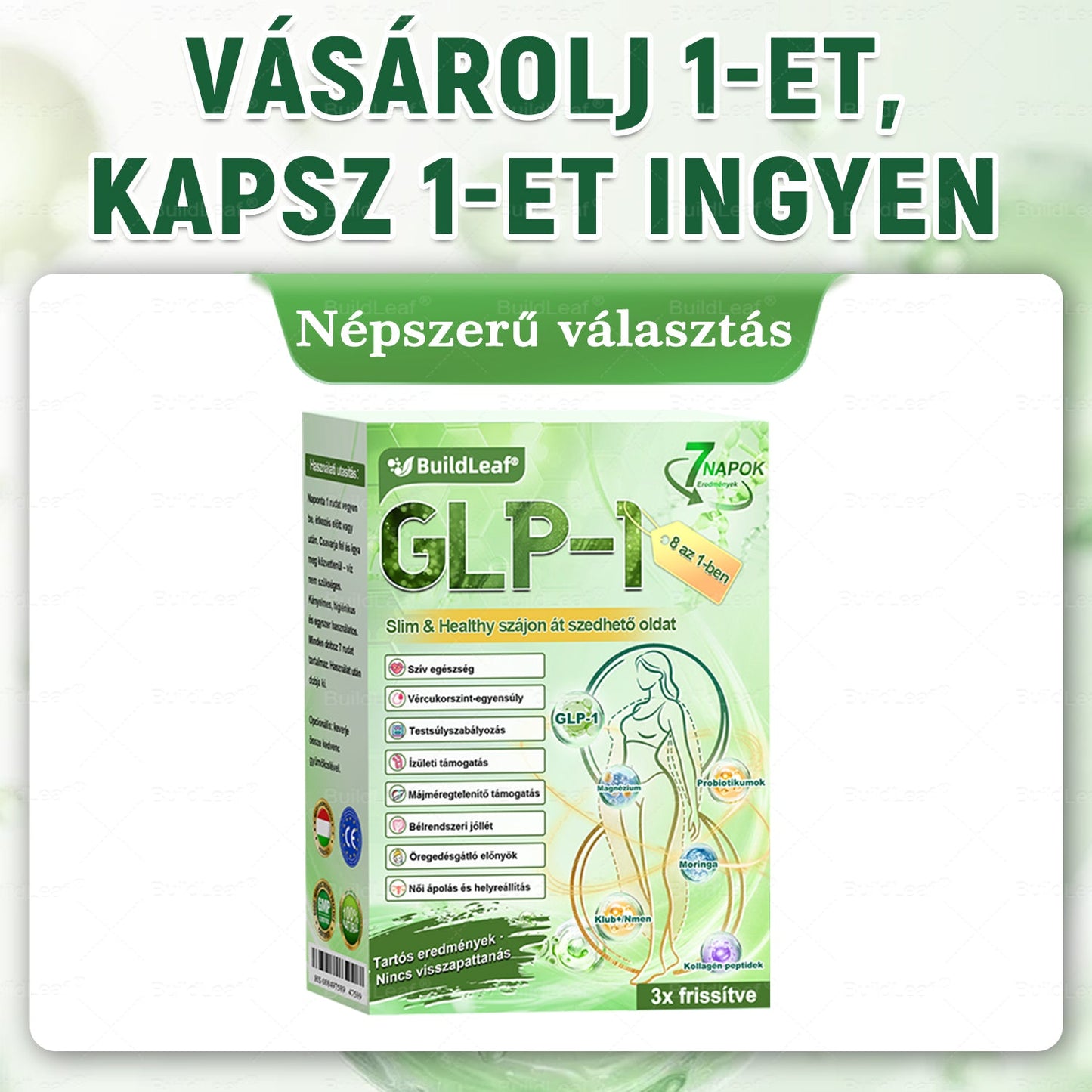đKorlĂĄtozott kĂ©szlet! A BuildLeafÂź đ tovĂĄbbi 30% kedvezmĂ©nyt kĂnĂĄl! Helyezze vissza testĂ©t Ă©s egĂ©szsĂ©gĂ©t. Cselekedjen most â ez a lehetĆsĂ©g nem tart sokĂĄig.