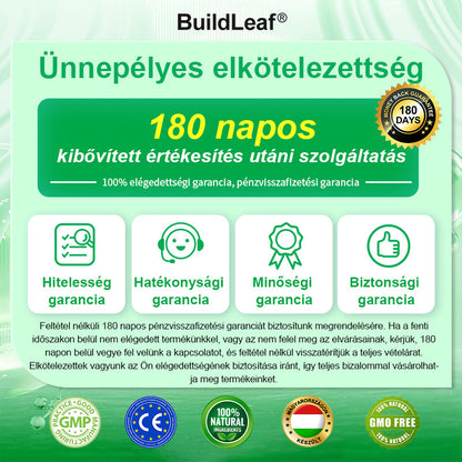 🍀Korlátozott készlet! A BuildLeaf® 🎁 további 30% kedvezményt kínál! Helyezze vissza testét és egészségét. Cselekedjen most – ez a lehetőség nem tart sokáig.