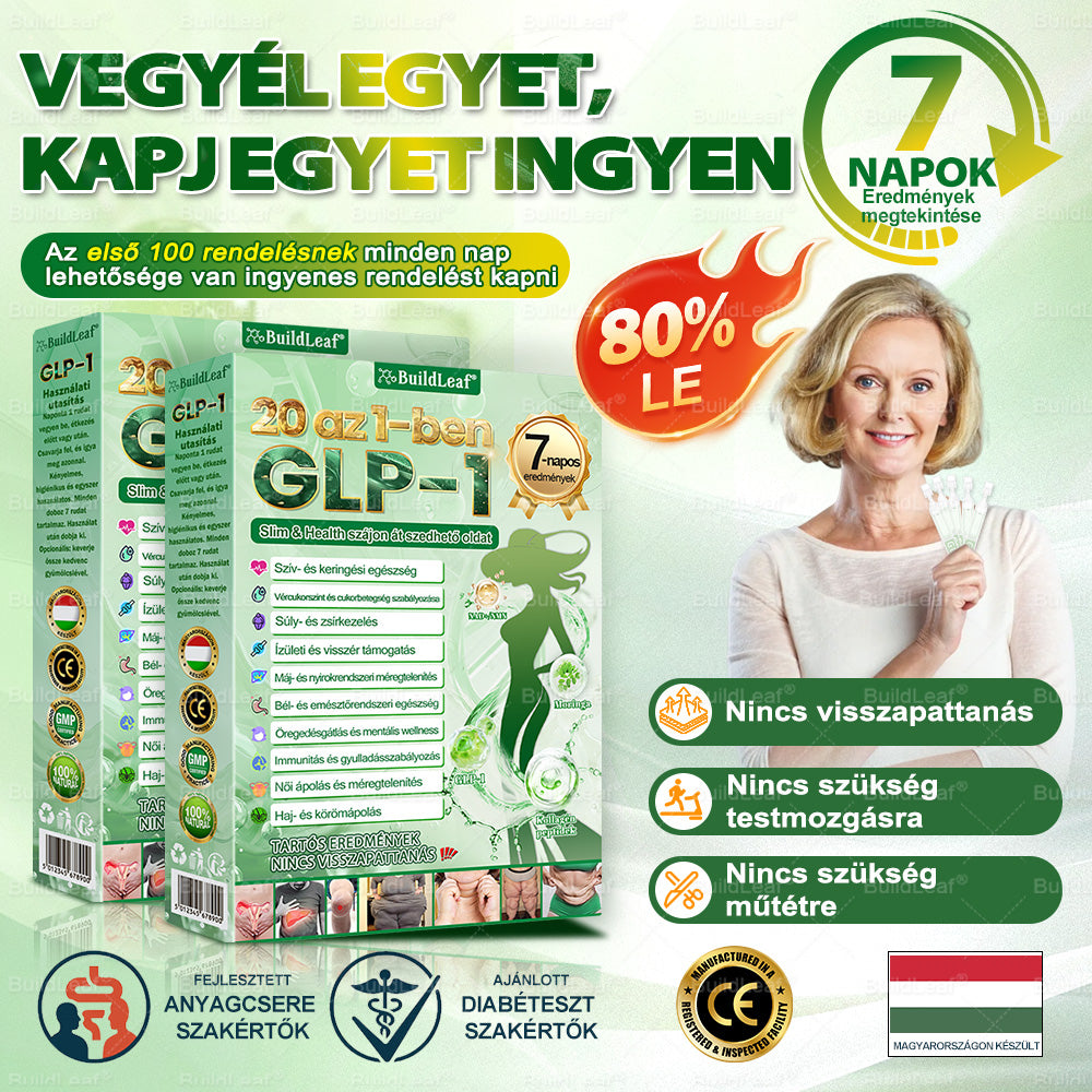 🍃 Korlátozott készlet! A BuildLeaf® 🎁 további 30% kedvezményt kínál! Helyezze vissza testét és egészségét. Cselekedjen most – ez a lehetőség nem tart sokáig.